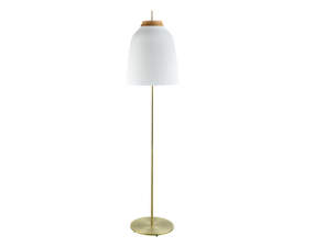 Camp Floor Lamp, brass plated iron