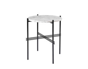 TS Side Table Ø40, white carrara marble