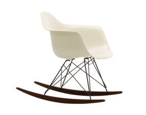 Eames Plastic Armchair RAR, dark maple/pebble