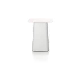 Metal Side Table Small, soft white