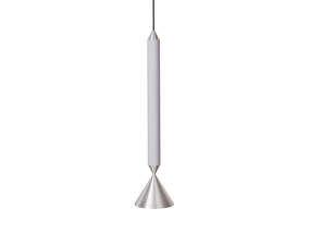 Apollo 39 Pendant, light grey/polished aluminium