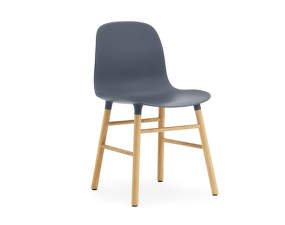 Form Chair Oak, blue