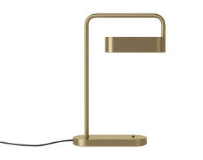 Scribe Table Lamp, matt antique brass