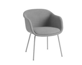 Fiber Conference Armchair Tube Base, grey/Remix 133