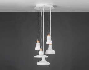 Shadows Set Ring Canopy PC929, opaline / waxed oak