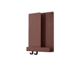 Folded Shelf XS, dark red