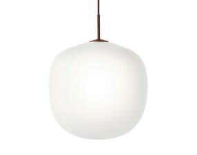 Rime Pendant Lamp Ø45, opal/deep red