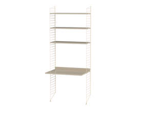 String Workspace A Shelving Set, beige