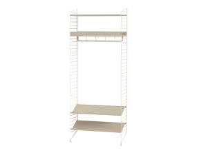 String Hallway R Shelving Set, beige