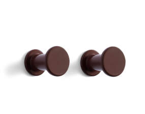 Bolt Hook Set of 2, dark brown