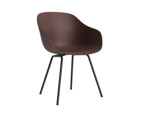 AAC 226 Chair Black Powder Coated Steel, raisin
