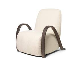 Buur Lounge Chair Nordic Bouclé, off white