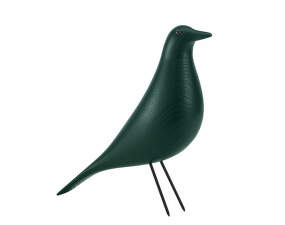 Eames House Bird, dark green stained ash