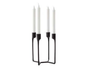 Heima 4-armed Candlestick, black