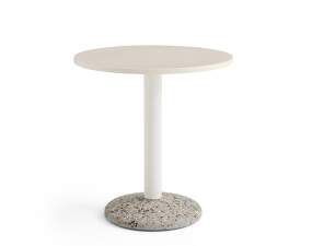 Ceramic Table Ø70, warm white