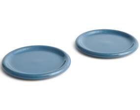 Barro Plate Ø24 set of 2, dark blue