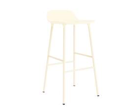 Form Bar Chair 75 cm Steel, cream