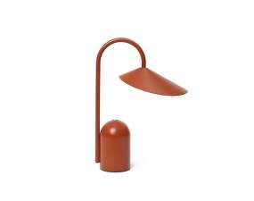 Arum Portable Lamp, oxide red