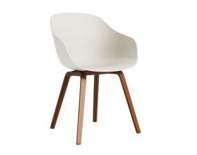 AAC 222 Chair Walnut Veneer, melange cream