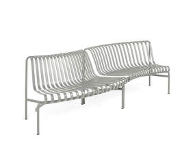 Palissade Park Dining Bench In/Out set of 2, sky grey
