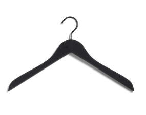 Soft Coat Hanger Slim, Set of 4, black