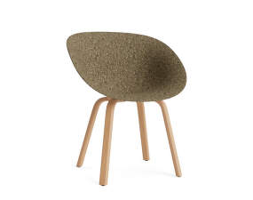 Mat Armchair Wood, seaweed/beech