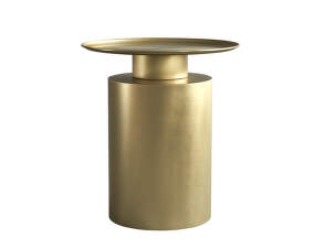Pillar Table Tall, brass