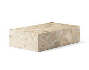Plinth Lounge Table Low, Kunis Breccia