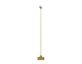 Snowball Portable Floor Lamp, brass