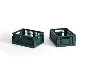 Colour Crate Mini, set of 2, dark green