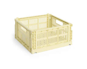 Colour Crate Medium Square, light yellow
