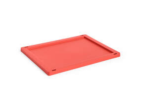 Colour Crate Lid Plastic Medium, red