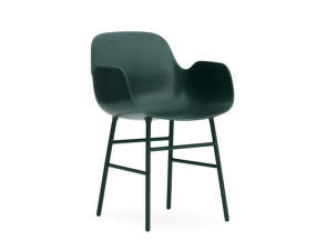 Form Armchair Steel, green