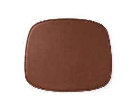 Form Leather Seat Cushion, brandy