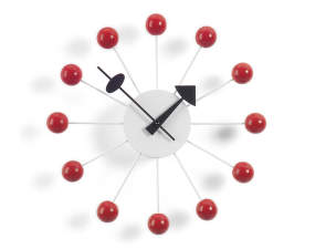 Ball Clock, red