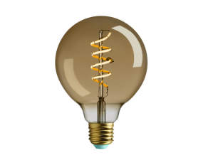 WattNott Whirly Wyatt 4W LED Bulb, gold