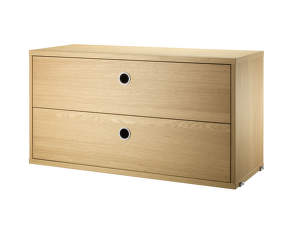 String Chest of Drawers 78 x 30, oak