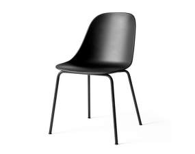 Harbour Side Chair Steel Base, black