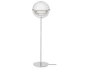 Multi-Lite Floor Lamp, white/chrome