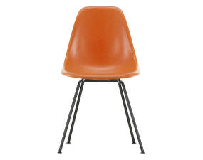 Eames Fiberglass Side Chair DSX, red orange