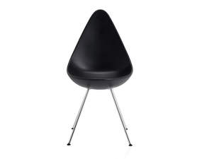 Drop Chair, chrome/black