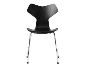 Grand Prix Chair Coloured, chrome/black