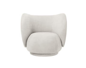 Rico Lounge Chair Bouclé, off-white