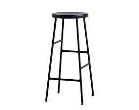 Cornet Bar Stool High Black Steel, soft black