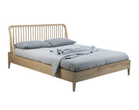 Spindle Bed, oak