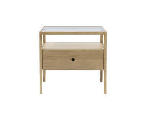 Spindle Bedside Table, oak