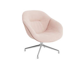 AAL 81 Soft Duo Lounge Chair Polished Aluminium, Mode 026 / Lola Rose