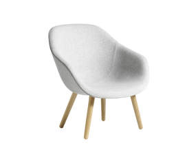 AAL 82 Lounge Chair Lacquered Oak, Divina Melange 120