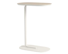 Relate Side Table 73.5 cm, oak veneer / off-white