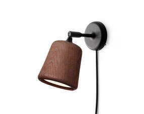 Material Wall Lamp, smoked oak